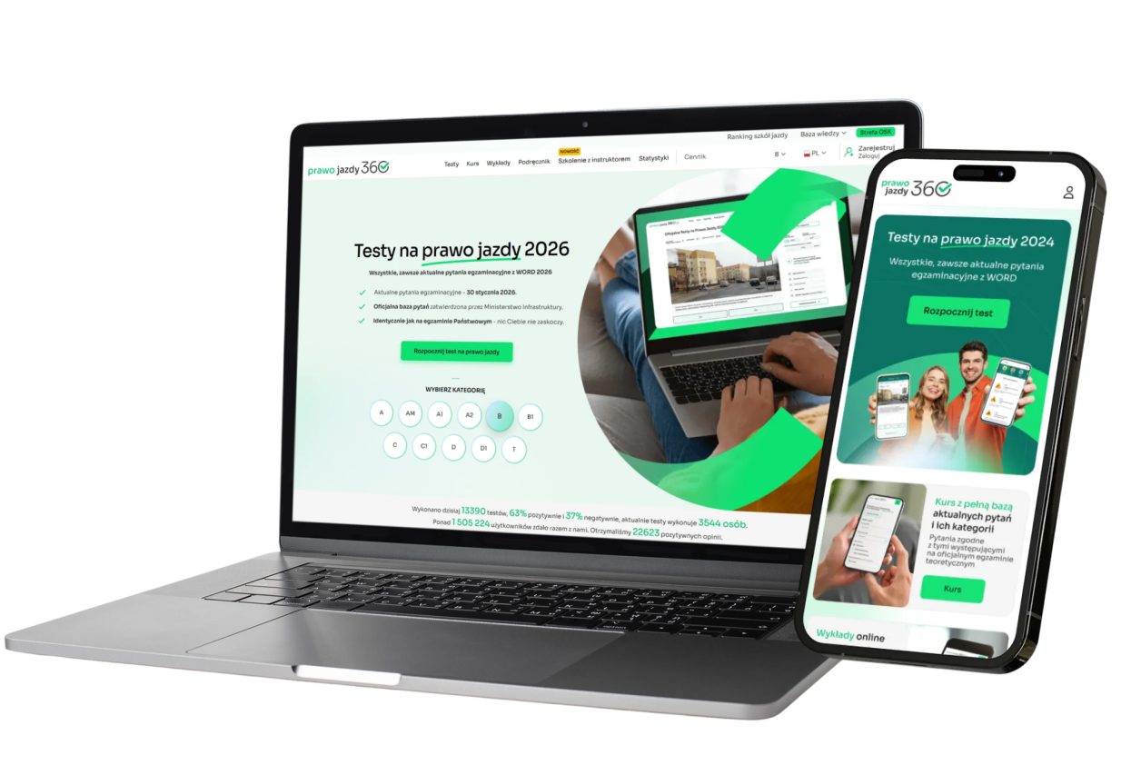 Website and Mobile app Design of Prawo Jazdy 360